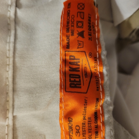 RED KAP 1929  FLAT FRONT KHAKI WORKING PANTS 👖 Size W30 L32 - Picture 7 of 14